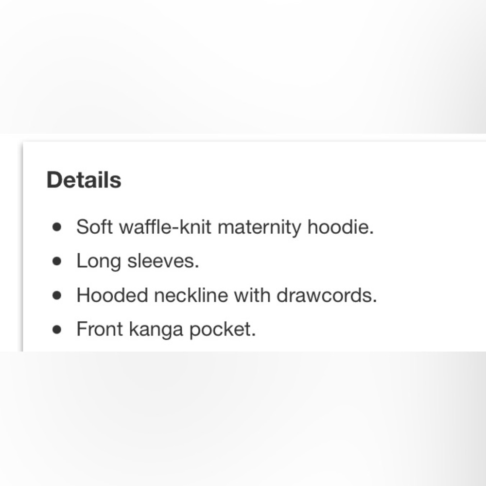 Maternity Waffle Hoodie & Joggers - Picture 3 of 5